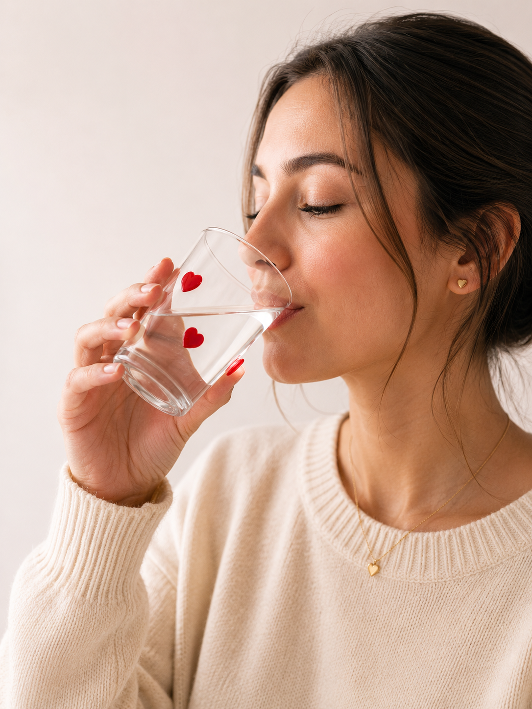 Sweetheart Sips Glass Cup